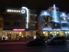 Art deco hotels at night in South Beach Miami